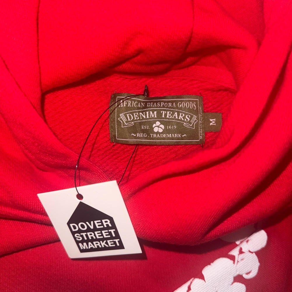 Denim Tears Red Sweater